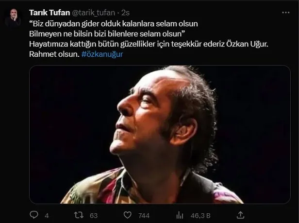 Özkan Uğur hayatını kaybetti! Başkan Erdoğan'dan taziye mesajı: "Ailesine, sevenlerine ve tüm sanat camiamıza başsağlığı diliyorum"-11