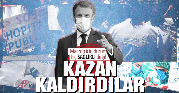 Fransa'da sağlıkçılar isyanda! Maaşların yetersiz olduğunu söyleyen göstericiler peş peşe istifa ediyor