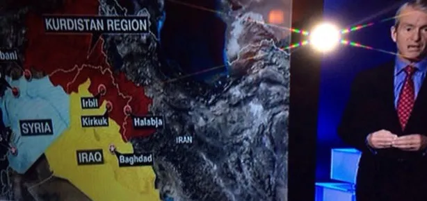 CNN’den skandal Kürdistan haritası