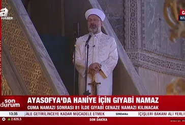 Cuma hutbesinde İslam alemine cağrı!