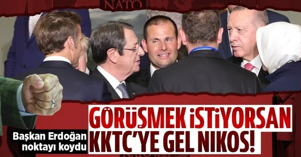 Başkan Erdoğan’dan Anastasiadis’a yanıt