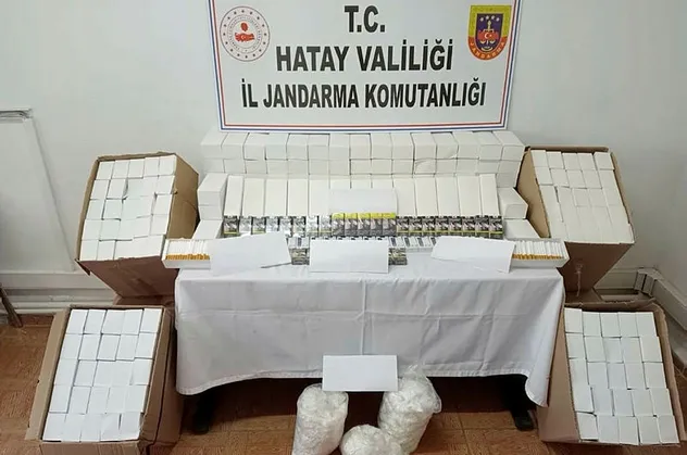 Hatay’da kaçak sigara, tütün ve makaron operasyonu