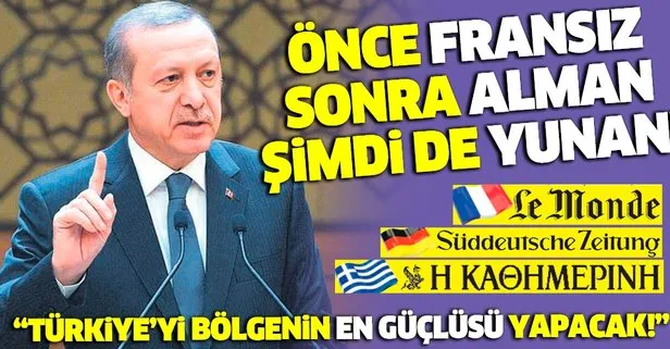 Önce Fransız sonra Alman şimdi de Yunan, Başkan Erdoğan’ı manşete taşıdı: Türkiye’yi bölgenin en güçlüsü yapacak