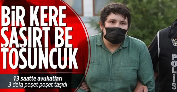 ’Tosuncuk’ Mehmet Aydın adliyede 13 saat boyunca ifade verirken 3 kez yemek yedi! Avukatları poşet poşet taşıdı
