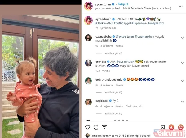 8 yıl önce evlenmişti! Ayça Erturan’ın kızı Nova 1 yaşına bastı! Eşi bakın kim çıktı! Yorum yağdı: Ozan Akbaba, Özge Özpirinçci... - 16