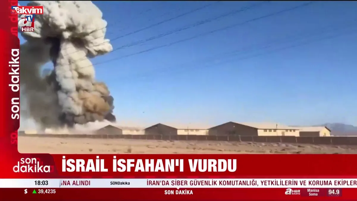 İsrail İsfahan'ı vurdu!