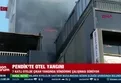 Pendik’te 7 katlı otelde yangın!