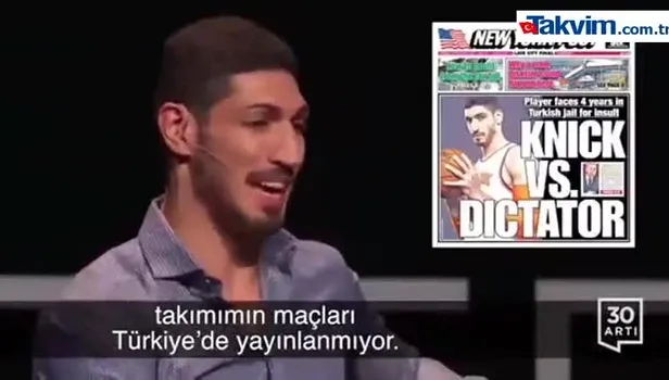 FETÖ'cü hain Enes Kanter'den şok ifadeler!