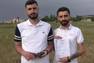 ELİNDE SERVET VAR! Piknik yaparken göktaşı buldu! 2 yıldır saklıyor