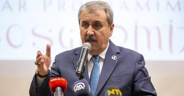 BBP Genel Başkanı Mustafa Destici’den CHP’li Özgür Özel’in hadsiz sözlerine tepki