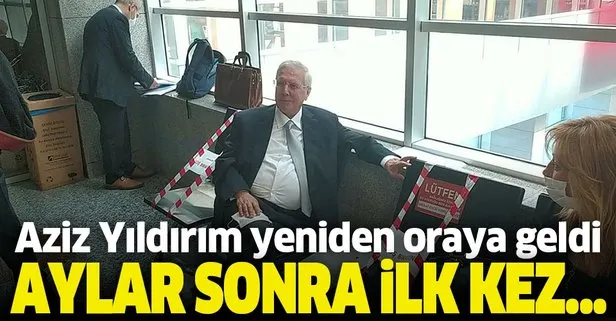 Eski Fenerbahçe Başkanı Aziz Yıldırım Futbolda Şike davası için adliyede