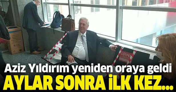Eski Fenerbahçe Başkanı Aziz Yıldırım "Futbolda Şike" davası için adliyede