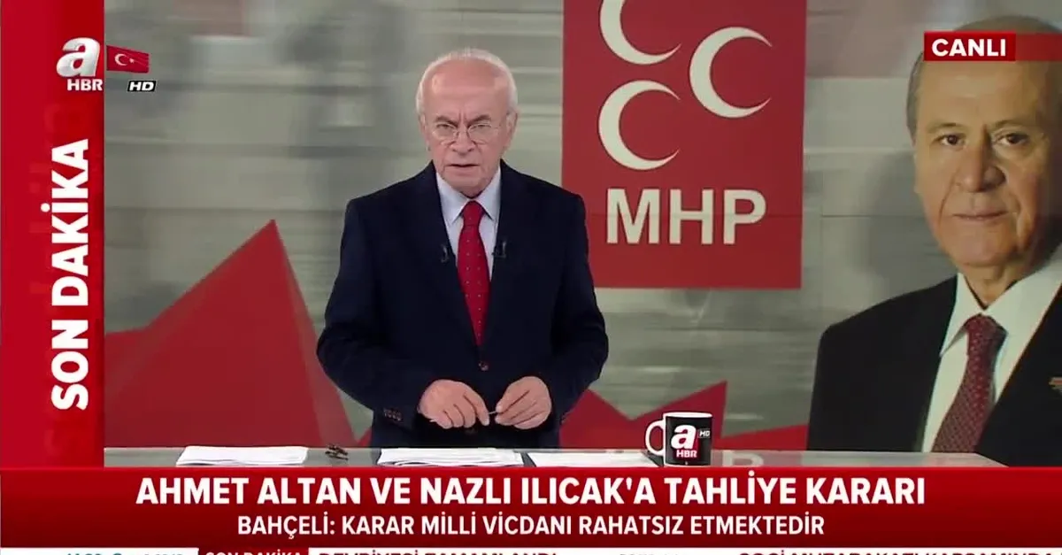 Son dakika: Bahçeli'den Nazlı Ilıcak ve Ahmet Altan'ın tahliye kararına ve Bülent Arınç'ın KHK çıkışına tepki!