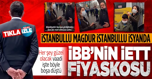 CHP'li İBB'nin İETT fiyaskosu katlanarak büyüyor! İstanbullu mağdur: "Büyükşehir buraya girdiğinden beri biz rezil olduk"
