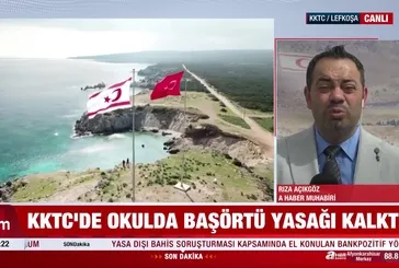 KKTC'de ortaokulda başörtüsü yasağı kalktı!