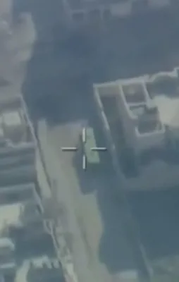 DEAŞ'a ait otobüs böyle havaya uçuruldu