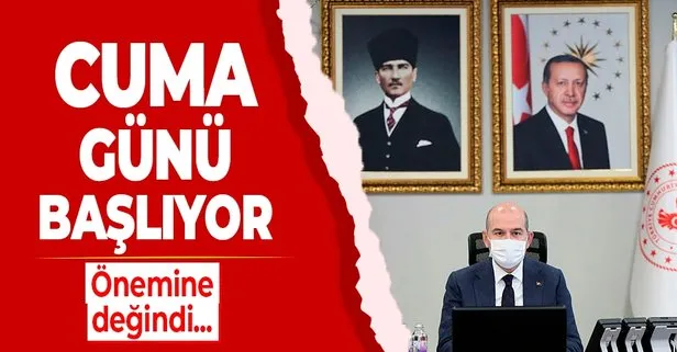 Cuma günü başlatıyoruz