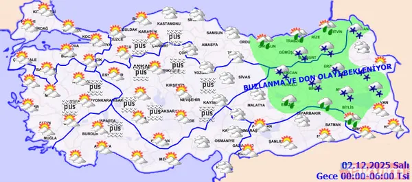 İstanbul o tarihte bembeyaz olacak! Kar kapıda: Buzlanma ve don alarmı! Listede hangi iller var? - 5