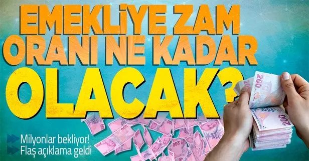 Emekliye zam müjdesi! Emekli zam oranı ne kadar olacak?