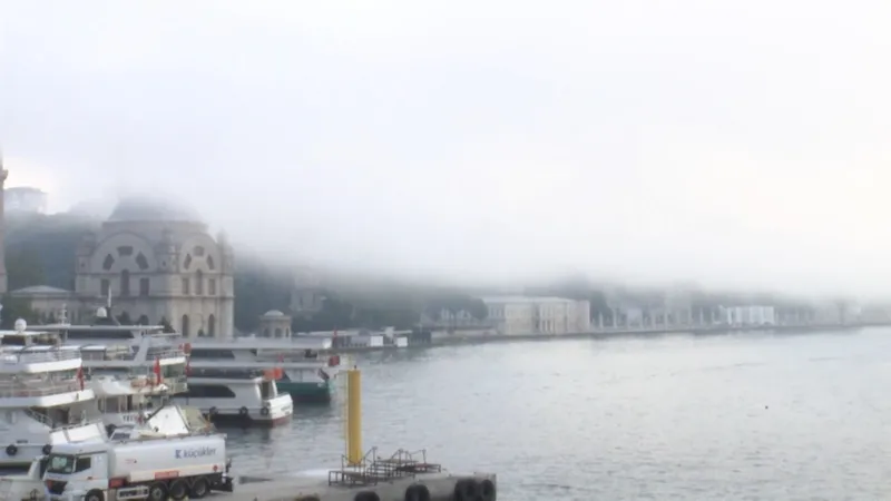 İstanbul Boğazı'nda sis (DHA)
