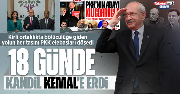 18 günde Kandil, Kemal'e erdi! Kirli ortaklıkta bölücülüğe giden yolun her taşını PKK elebaşları döşedi