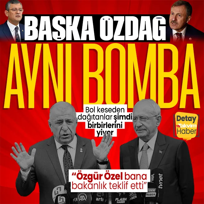 Bir bakanlık bombası daha patladı! Gelecek Partili Selçuk Özdağ itiraf etti: Özgür Özel bana bakanlık teklif etti