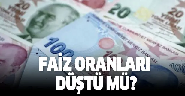 Faiz oranları düştü mü? Denizbank, Akbank, TEB, Halkbank...