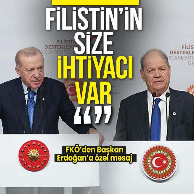 FKÖ Ulusal Konseyi Başkanı Futuh’tan Başkan Erdoğan’a Filistin mesajı: Size ihtiyacımız var