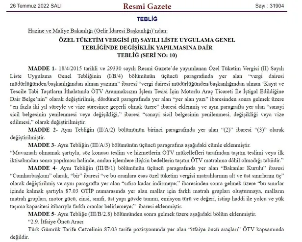 ÖTV değiştirme yetkisi Cumhurbaşkanına geçti: 3 kat artırabilecek, sıfırlayabilecek! 2. elde yeni dönem: Aynı ürüne farklı fiyata son-3