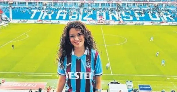 Seray Kaya, fanatik Trabzonspor taraftarı çıktı