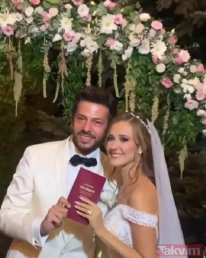 Hercai’nin yıldızları evlendi! Ebru Şahin anbean paylaştı Oya Unustası ile Ahmet Tansu Taşanlar düğün dansı sosyal medyayı salladı