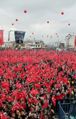 Konya'da Erdoğan sevgisi