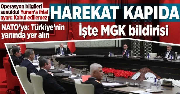 Başkan Erdoğan liderliğindeki MGK sona erdi! Sınır ötesi operasyon kapıda! İşte MGK bildirisi