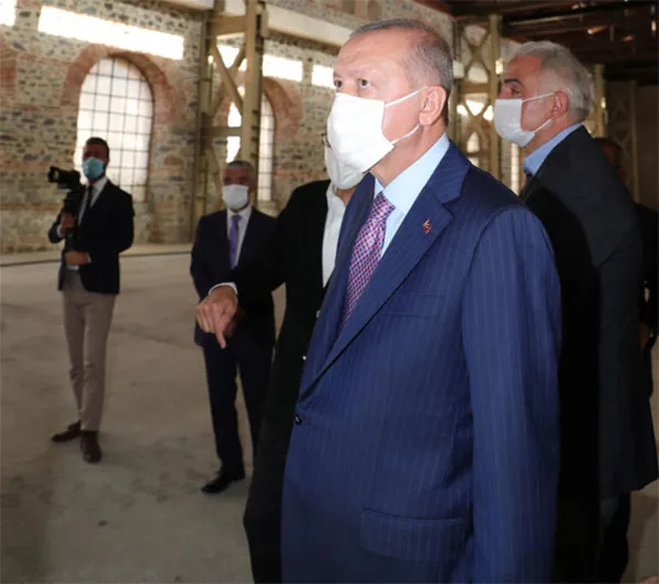 Başkan Erdoğan 'Tersane İstanbul'da incelemelerde bulundu-1