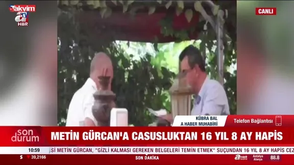 Metin Gürcan’a 16 yıl 8 ay hapis - İZLE