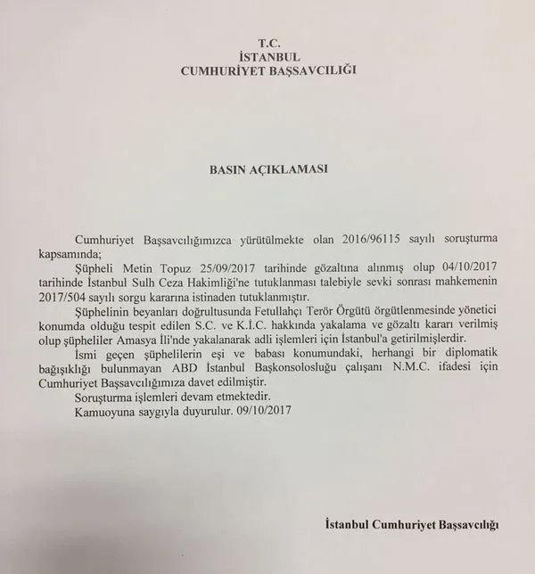 Başsavcılıktan flaş ABD konsolosluğu kararı-1
