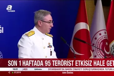 95 terörist etkisiz hale getirildi!