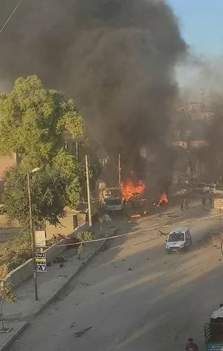 Son dakika: Afrin'de bomba yüklü araçla saldırı! Ölü ve yaralılar var
