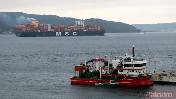 Çanakkale Boğazı tek yönlü trafiğe kapatıldı! 300 metreden uzun 3 konteyner ve 1 LNG gemisi geçecek - 4