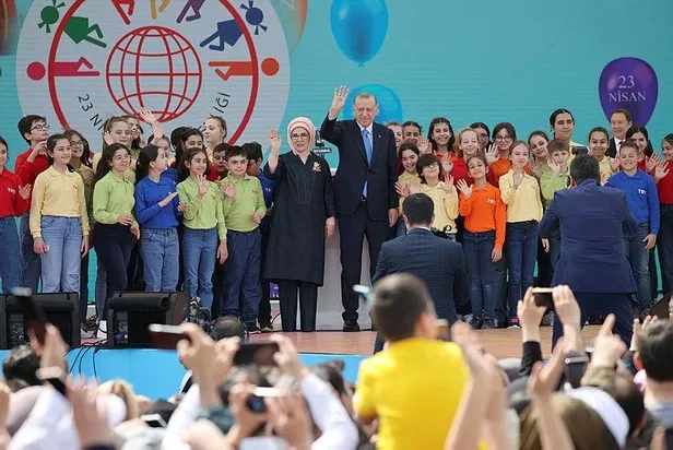 Başkan Erdoğan'dan Başakşehir Millet Bahçesi'ndeki 23 Nisan Çocuk Şenliği'nde önemli açıklamalar-7