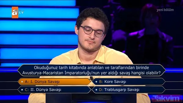 Kenan İmirzalıoğlu sordu, Kim Milyoner Olmak İster'de Yeşilçam rüzgarı esti! Neşeli Günler, Münir Özkul ve Adile Naşit... - 20