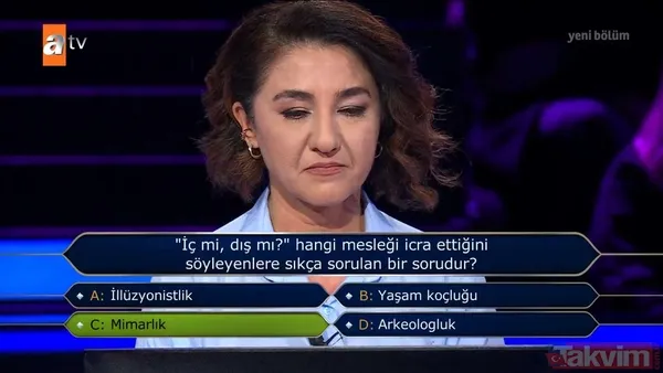 Kenan İmirzalıoğlu'nun sunduğu Kim Milyoner Olmak İster'de kafa karıştıran Demet Akalın sorusu - 32