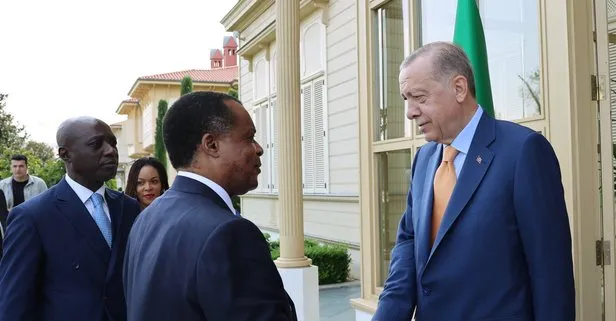 Başkan Erdoğan Kongo Cumhuriyeti Cumhurbaşkanı Denis Sassou N’Guesso ile görüştü