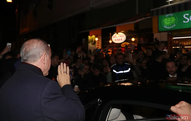 Başkan Erdoğan, Fatih’te bozacıda vatandaşlarla sohbet etti