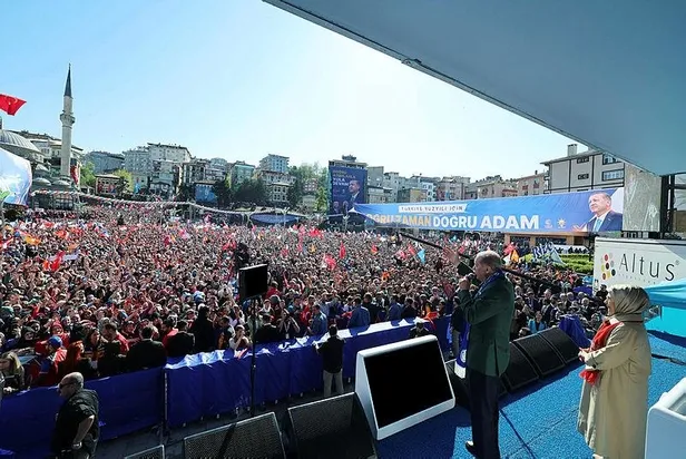 Başkan Erdoğan'dan AK Parti Rize mitinginde önemli açıklamalar-12