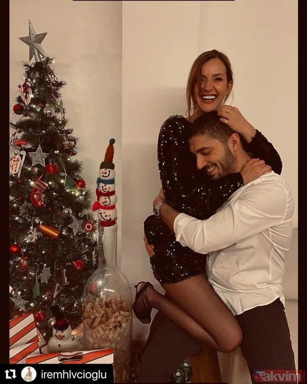 İrem Helvacıoğlu yeni yaşını sevgilisi Yolaç Özcan ile dudak dudağa kutladı! Körkütük aşık olan İrem’e bakın sosyal medya onu konuştu - 1