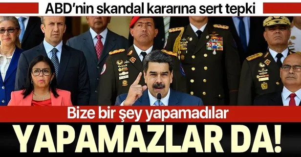 Maduro’dan ABD ve Kolombiya’ya sert tepki: Bize bir şey yapamazlar!