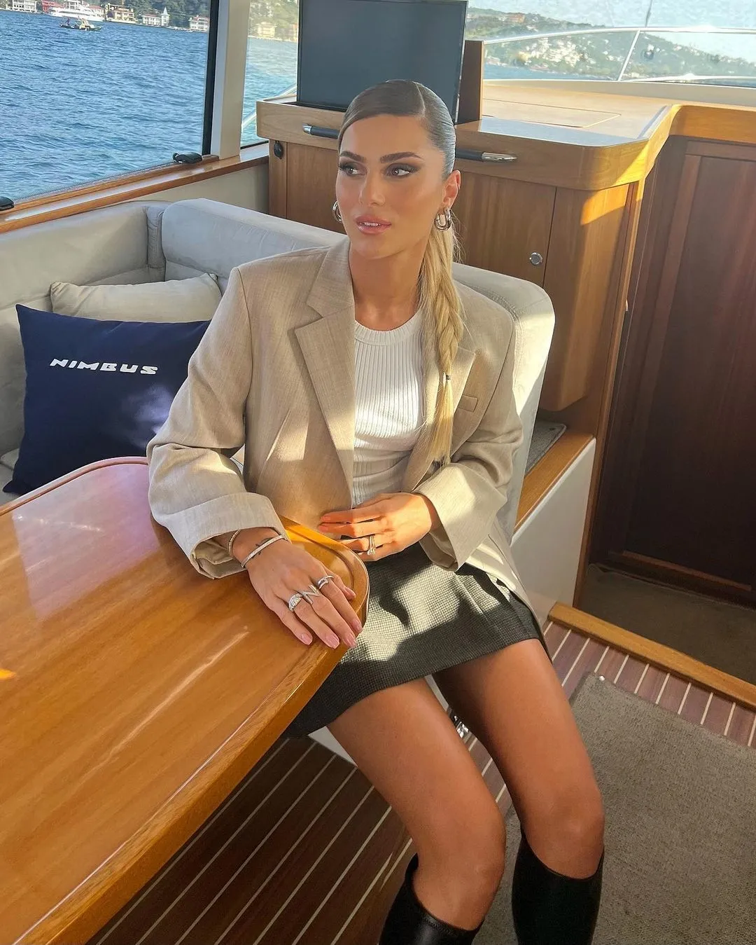 Nazlı Sabancı doğuma günler kala karnı burnunda son halini paylaştı! İlk yorum Seda Sayan ile kayınvalide Arzu Sabancı’dan... - 1