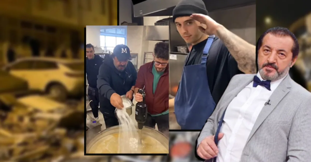 Mehmet Yalçınkaya MasterChef ekibiyle deprem bölgesinde! Emir Elidemir, Fatma Nur Uçar, Tolga Şener, Görkem Ünal ve Barış Demir de orada