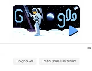 Ay’a inişin 50. yıl dönümü Google’da Doodle oldu!